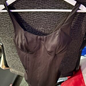 Black Sleeveless Bodysuit